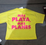 Σετ t-shirt και σορτσάκι Zara καινούριο, μέγεθος 8-9 ετών, κίτρινο και μαύρο