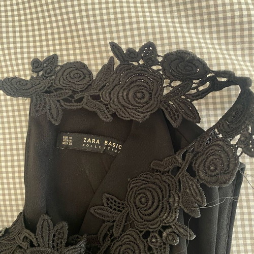 Zara black jumpsuit like new, size M