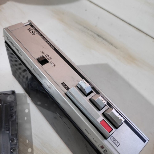 Toshiba KT-P22 vintage cassette player used, needs repair