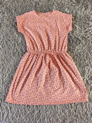 Staccato summer dress salmon pink for ages 8-9, like new