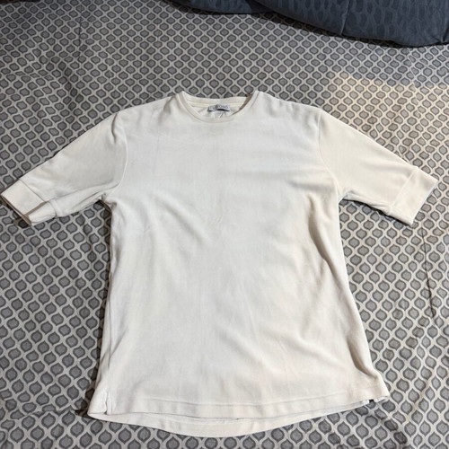 Velour t-shirt like new, size M, white
