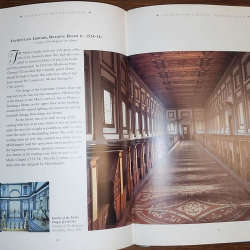 Essential Michelangelo Vintage Art Book like new