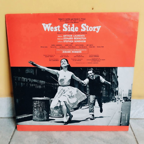 West Side Story vinyl record like new, Leonard Bernstein musical