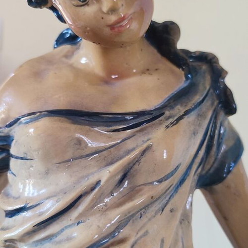 Vintage Italian Capodimonte statue signed F. Merli