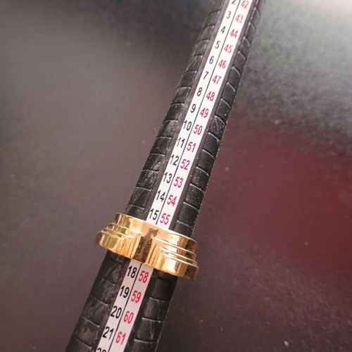 Gold rings new, 5 sizes 53, 54, 55, 57, 60, set of 10 pieces