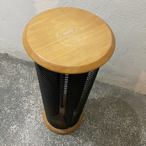 CD storage tower like new, wooden rotating stand