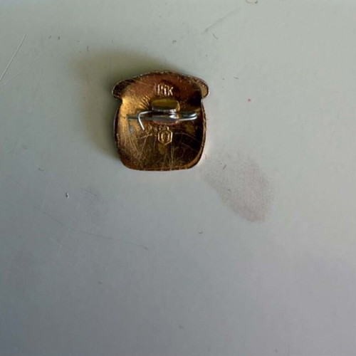 Soviet Collectible School Pin 8th Grade used, vintage USSR Lenin