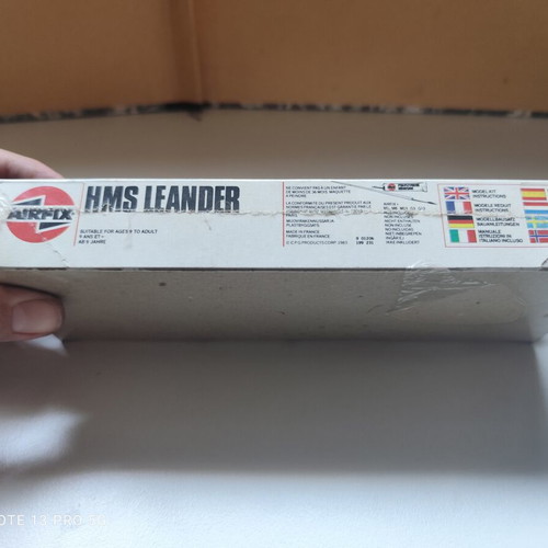 Airfix HMS Leander model kit 1:600 scale