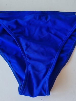 Banana Moon women's bikini bottom, electric blue with fuchsia sides, size S