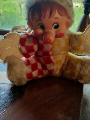 Clown plush doll from the 70s like new