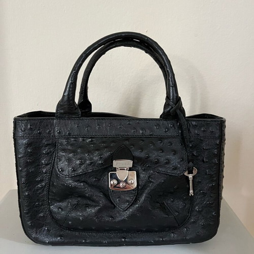 Furla handbag black and silver like new