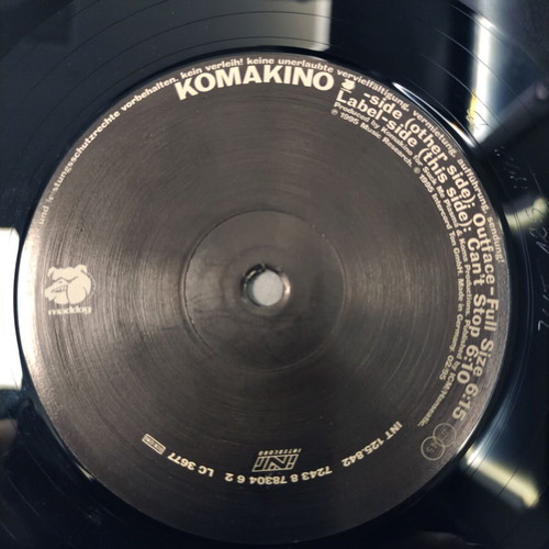 Komakino Outface 12'' Vinyl Maxi Single 1995 used, electronic