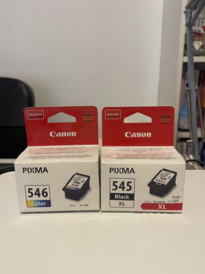 Μελάνια Canon CL-546 έγχρωμο και PG-545XL μαύρο καινούργια