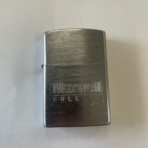 Maxwell Full pocket lighter used, collectible