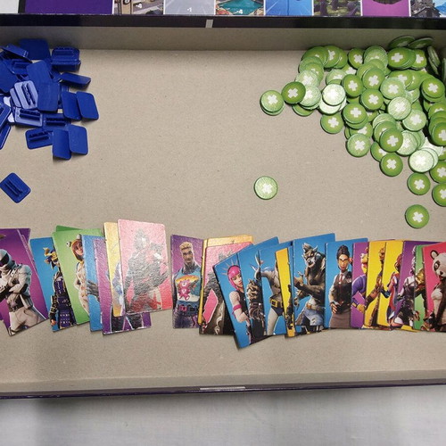 Monopoly Fortnite 2018 used with missing pieces