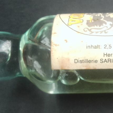 Miniature bottles used, pack of 5, Distillerie SARI Gussago Italy