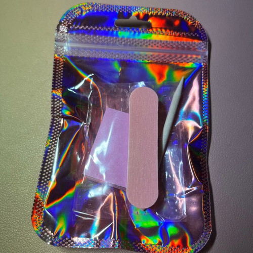 Press on nails medium size new with gift file, buffer, pusher and silicone glues