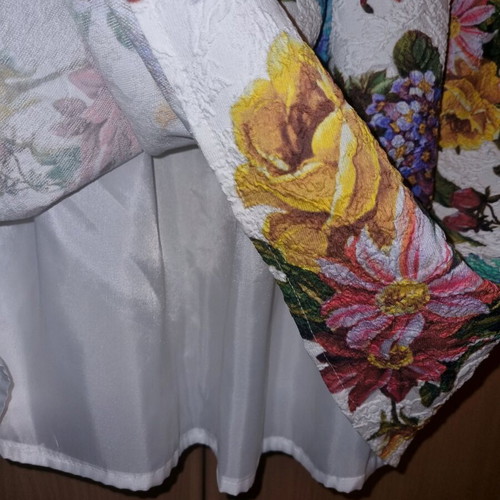 Bellino Floral Brocade Dress Like New Size M