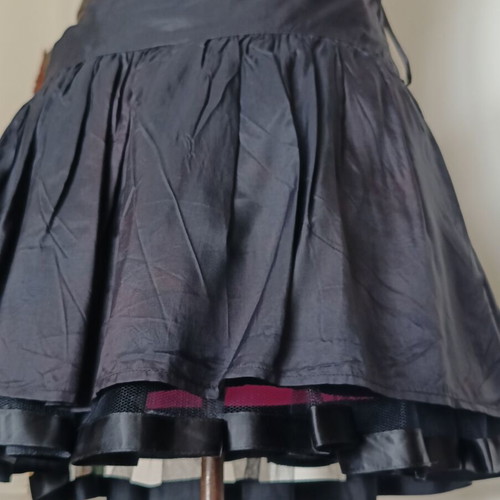 Miss Selfridge Mini Skirt Size M Black Like New