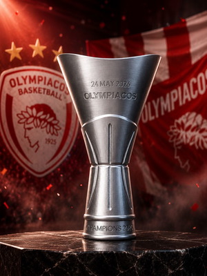 Euroleague Trophy 2026 3D printed συλλεκτικό επίσημο αντίγραφο