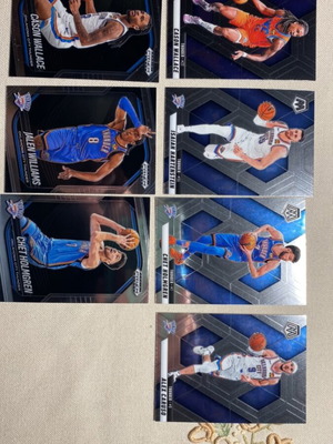 Mosaice and Panini Prizm Black Oklahoma Thunder Set new