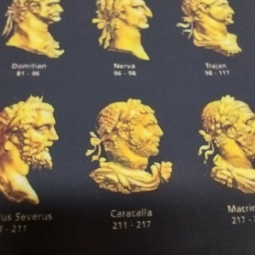 Roman Emperors canvas new, size A3 30x40 cm