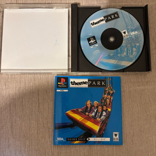Theme Park PlayStation 1 PS1 game used, English full version