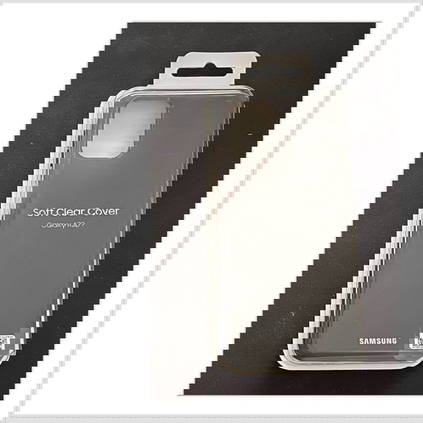  thiki kinitou gnisia Samsung Soft Clear Cover Galaxy A22 Black