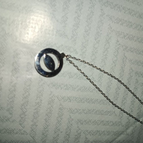 Evil Eye Necklace stainless steel like new, silver color