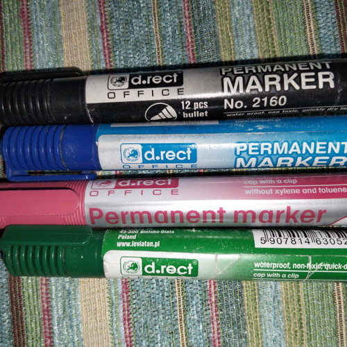Markers used, sold as a pack