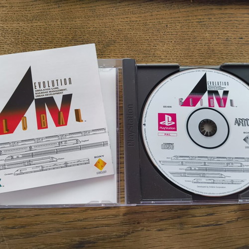 A.IV Global Evolution PlayStation PS1 simulation strategy game like new