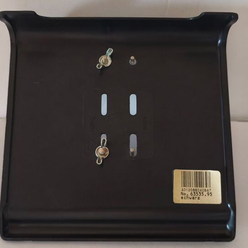 Calendar base with metal mechanism, plastic, used