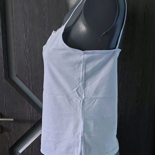 TCM Cotton Top with Ruffles like new, sizes M to XL