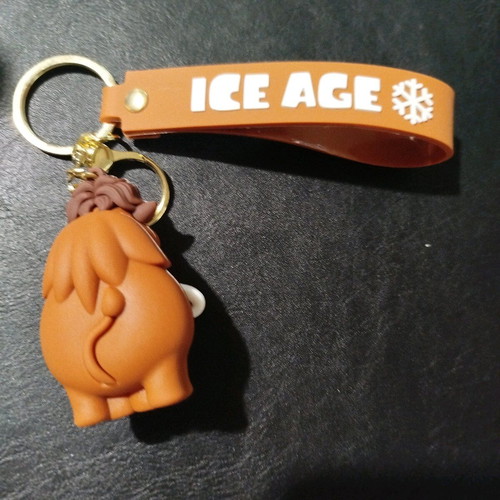 Ellie Ice Age keychain new, rubber material