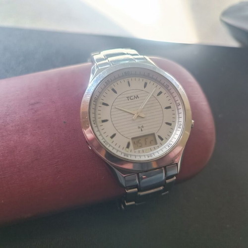 TCM 234190 men's watch like new, radio-controlled