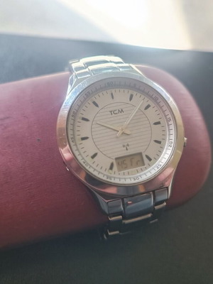 TCM 234190 men's watch like new, radio-controlled