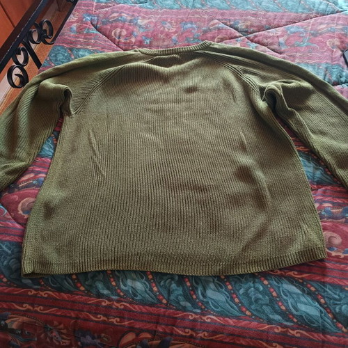 Puma knitted pullover size L like new, khaki