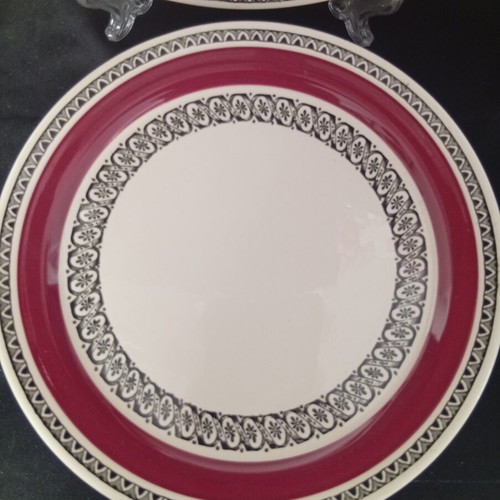 Villeroy & Boch Mettlach Rubin vintage pasta set, 7 pieces