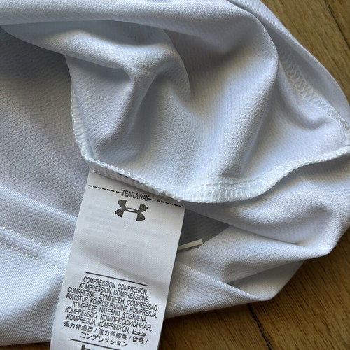 under armour compression t-shirt white