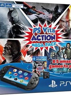 Sony PS Vita 2ης γενιάς Mega Pack κονσόλα μεταχειρισμένη, μόνο κουτί