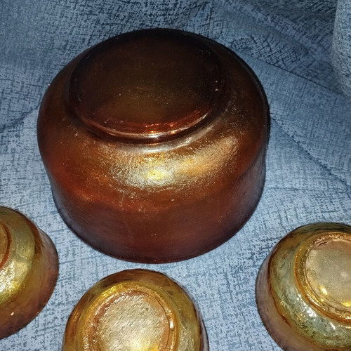 Cup with three bowls used, honey set