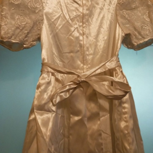 Paranyfaki dress like new, satin and lace for tall teenage girl size 12