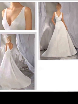 Wedding dress used in ivory color, size S/36/8