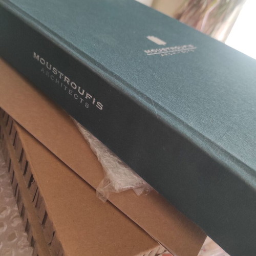 Moustroufis Architects Look Book like new, luxury hardcover portfolio