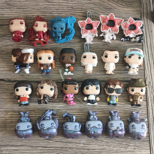 Kinder Joy Stranger Things Funko Pop full set, like new