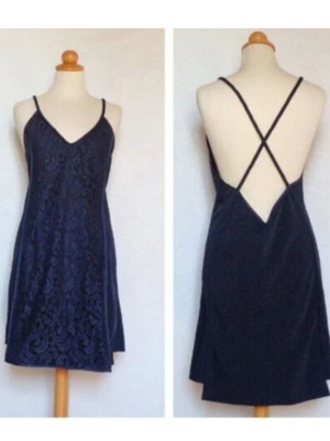 Carlo Pignatelli Black Dress with Open Back New