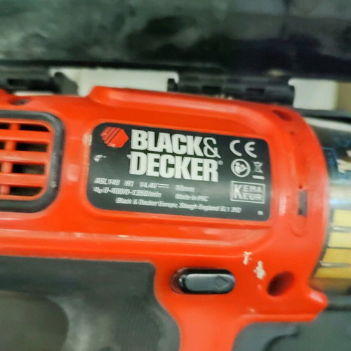 Black & Decker Drill ASL158 Lithium Battery used, DIY repairs