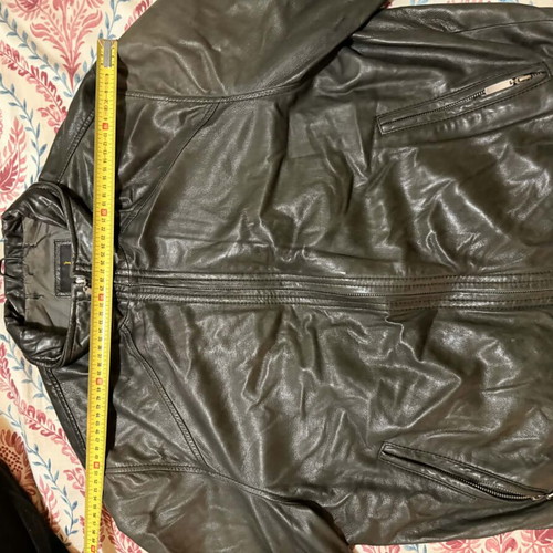 Van Graaf women's leather bomber jacket used, size L, black
