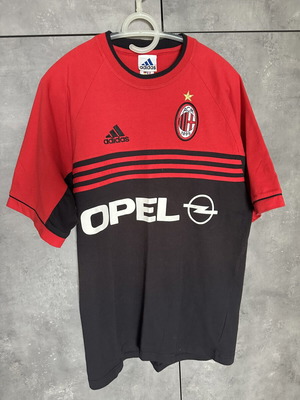 Vintage AC Milan 1999/2000 Adidas x Opel training t-shirt