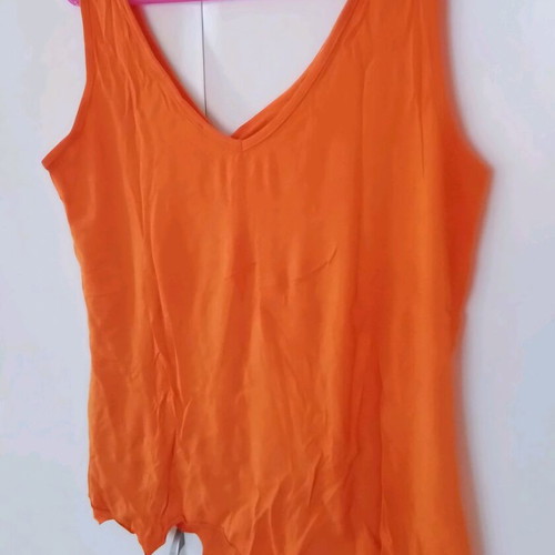 Gianni Rodini summer sleeveless blouse like new, orange